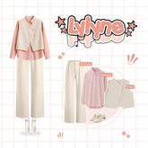 One Set OOTD Hijab Style 3 in 1 Setelan Wanita Kekinian Remaja - LO07